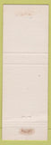 Matchbook Cover - 300th Military Police POW Livonia MI