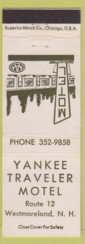 Matchbook Cover - Yankee Traveler Motel Westmoreland NH