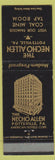 Matchbook Cover - Necho Allen Hotel Pottsville PA