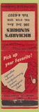 Matchbook Cover - Richard's Sundries Val D'Or QC WEAR