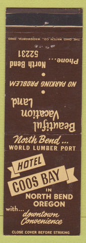 Matchbook Cover - Hotel Coos Bay OR North Bend