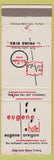 Matchbook Cover - Eugene Hotel Eugene OR