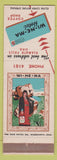 Matchbook Cover - Win Ne Ma Hotel Klamath Falls OR Native American Indian girlie