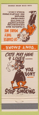 Matchbook Cover - Anti Smoking State of New York Dept of Health Buffalo NY