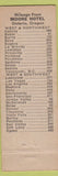 Matchbook Cover - Hotel Moore Ontario OR China Pheasants