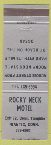 Matchbook Cover - Rocky Neck Motel Niantic CT