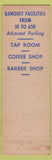 Matchbook Cover - Hotel Taft New Haven CT