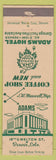 Matchbook Cover - Adams Hotel Denver Colorado