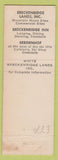 Matchbook Cover - Breckenridge Lands Colorado real estate
