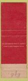 Matchbook Cover - Kentucky Hotel Louisville KY