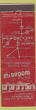 Matchbook Cover - McBroom Motel Bowling Green KY CREASES