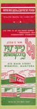Matchbook Cover - Exchange Cafe Winnipeg MB