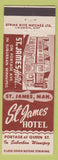 Matchbook Cover - St James Hotel St James MB