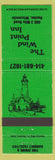 Matchbook Cover - The Wind Point Inn Racine WI