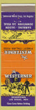 Matchbook Cover - Westerner Hotel Casino Las Vegas NV