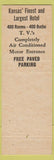 Matchbook Cover - Broadview Hotel Wichita KS