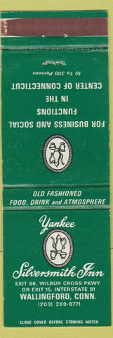Matchbook Cover - Yankee Silversmith Inn Wallingford CT