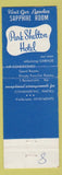 Matchbook Cover - Park Shelton Hotel Detroit MI