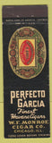 Matchbook Cover - Perfecto Cigars Chicago IL WF Monroe Cigars tobacco