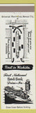 Matchbook Cover - First National Bank Wichita KS