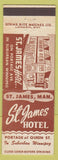 Matchbook Cover - St James Hotel St James MB