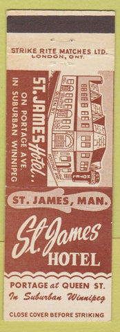 Matchbook Cover - St James Hotel St James MB