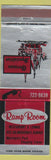 Matchbook Cover - Rump Room German Restaurant Denver Colorado