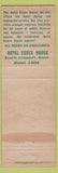Matchbook Cover - Hotel Essex House Newark NJ WEAR