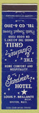 Matchbook Cover - Gardner Hotel Boston MA