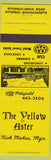 Matchbook Cover - Yellow Aster Restaurant Pittsfield MA