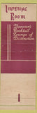 Matchbook Cover - Cosmopolitan Hotel Denver Colorado