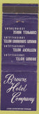 Matchbook Cover - Hotels Louisville Lexington KY WEAR