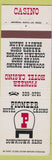 Matchbook Cover - Pioneer Hotel Casino Reno NV