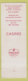 Matchbook Cover - Pioneer Hotel Casino Reno NV