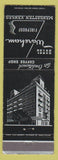 Matchbook Cover - Hotel Wareham Manhattan KS WEAR