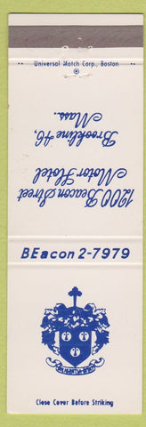 Matchbook Cover - 1200 Beacon Street Motor Hotel Brookline MA