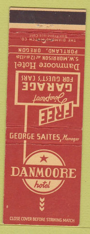 Matchbook Cover - Danmoore Hotel Portland OR