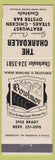 Matchbook Cover - The Charkoaler Restaurant Bratwurst bowling Davenport? IA