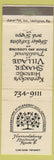 Matchbook Cover - Shakertown at Pleasant Hill Herrodsburg KY WEAR