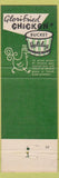 Matchbook Cover - Holiday Restaurants Denver Colorado Colfax