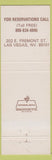 Matchbook Cover - 4 Queens Hotel Casino Las Vegas NV