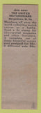 Matchbook Cover - AA Steiner Advertising Match collector Fort Worth TX pinup