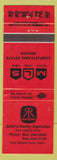 Matchbook Cover - John's Rocky Agency Real Estate Rocky Mountain House AB red