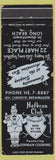 Matchbook Cover - Hofbrau Club Long Beach CA German Food