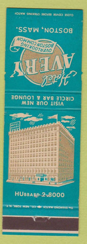 Matchbook Cover - Hotel Avery Boston MA