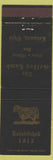 Matchbook Cover - Golden Lamb Lebanon OH
