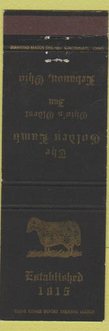 Matchbook Cover - Golden Lamb Lebanon OH