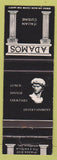 Matchbook Cover - Adamos Italian Restaurant Anaheim CA
