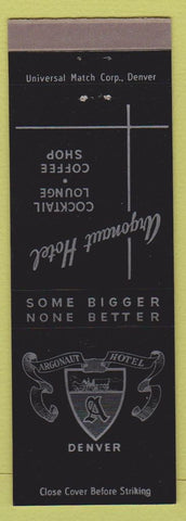 Matchbook Cover - Argonaut Hotel Denver Colorado