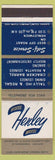 Matchbook Cover - Hotel Henrley ST Catharines ON